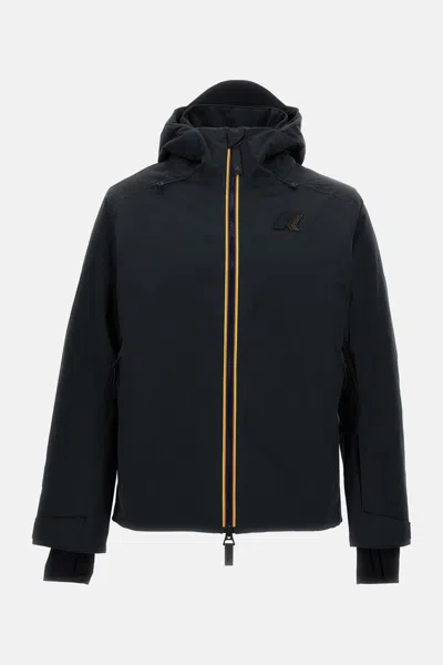 K-way Lesarcs 2l Twill Jacket In Black
