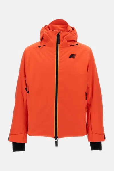 K-way Lesarcs 2l Twill Jacket In Red