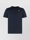 K-way Letitrain Cotton Crew-neck T-shirt In Blue