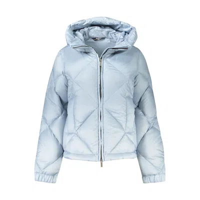 K-way Light Blue Polyester Women Jacket