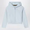 K-way Light Blue Rena Zip Sweatshirt In Light Blue