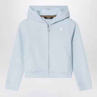 K-way K Way Light Blue Rena Zip Sweatshirt