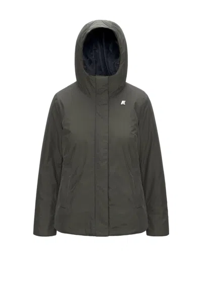 K-WAY LIL SOFT TOUCH MARMOTTA WOMAN K-WAY K71324W-AL7 GREEN