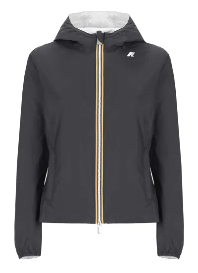 K-way Lily Eco Plus Double Jacket In Black