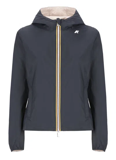 K-way Lily Eco Plus Double Jacket In Blue