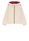 K-way Lily Reversible Hooded Jacket In Pink