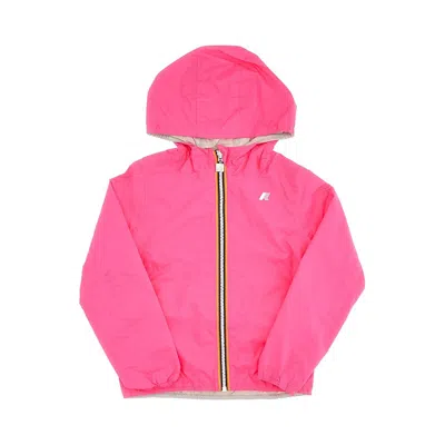 K-way 'lily Eco Plus' Reversible Jacket Kids In Pink