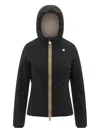 K-way Reversible Slim Fit Jacket With Waterproof And Windproof Sides In Black