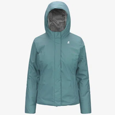 K-way Lily Micro Ripstop Marmotta In Green