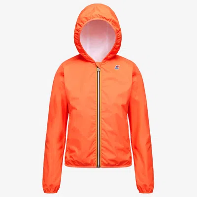 K-way Lily Plus Reversible Fluo In Orange