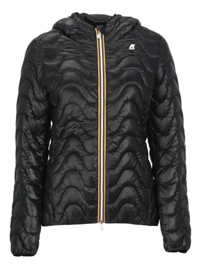 K-WAY LILY QUILTED HOODED JACKET