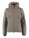 K-way Lily St Thermo Reversible Down Jacket In Gray