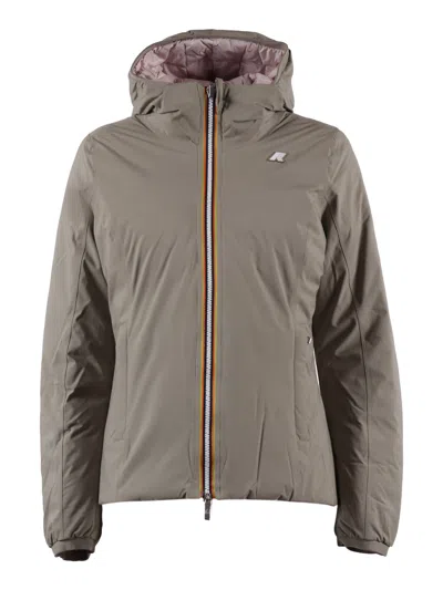 K-way Lily St Thermo Double Jacket In Gray