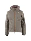K-way Lily St Thermo Reversible Down Jacket In Gray