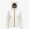 K-way Lily Long-sleeved Down Jacket In Weiss