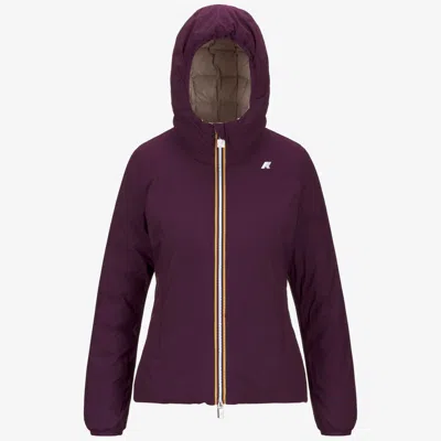 K-way Lily St Thermo Reversible In Burgundy