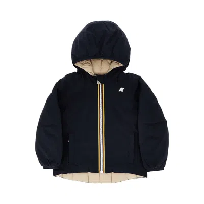 K-way 'lily St Thermo' Reversible Downjacket Kids In Black