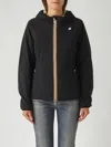 K-way Reversible Slim Fit Jacket With Waterproof And Windproof Sides In Black