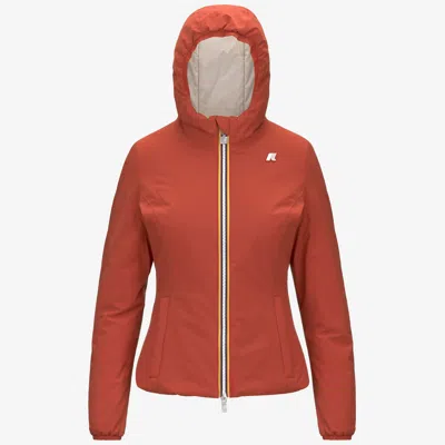K-way Lily St Warm Reversible In Orange