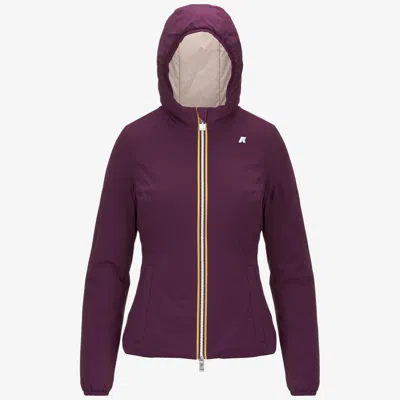 K-way Lily St Warm Reversible In Burgundy