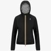 K-way Reversible Slim Fit Jacket With Waterproof And Windproof Sides In Black