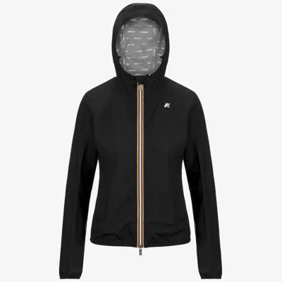 K-way Lily Stretch Dot Casual Jacket In Blue