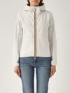 K-way Lily Long-sleeved Down Jacket In Bianco