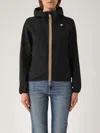 K-way Lily Stretch Dot Jacket In Nero
