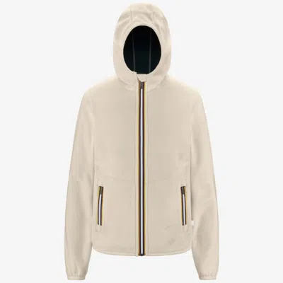 K-way Lily Velour Polar Reversible In White