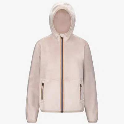 K-way Lily Velour Polar Reversible In Pink