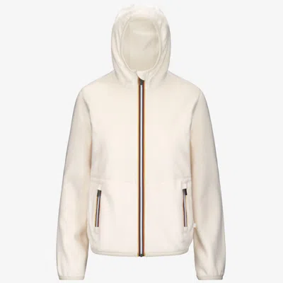 K-way Lily Velour Polar Reversible In White