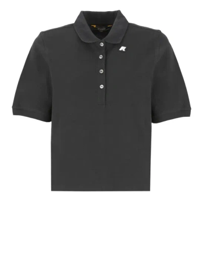 K-way Liselle Polo Shirt In Black
