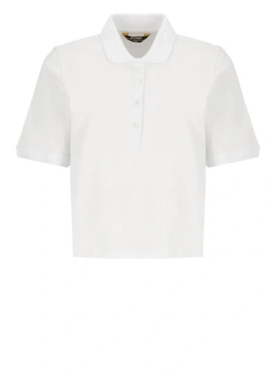 K-way Liselle Polo Shirt In White