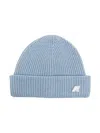 K-way Logo-appliqué Beanie In Blue