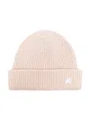 K-way Logo-appliqué Beanie In Pink