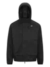 K-way Logo-appliqué Jacket In Black