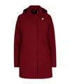 K-way Mathy Hooded Jacket In Red