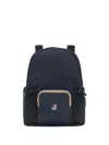K-way Logo-detail Backpack In Blue