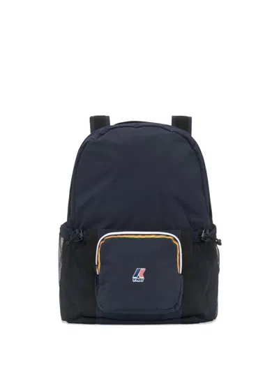 K-way Logo-detail Backpack In Blue