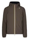 K-way Reversible Jack St Reversible Hot Man Head Reversible With Waterproof Design K6128vw B3a In Brown