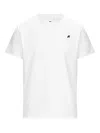 K-way Logo-detail Pocket Cotton T-shirt In White
