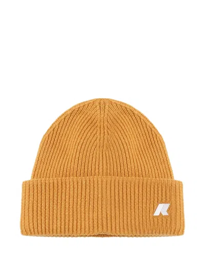 K-way Logo-detail Ribbed Beanie