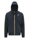 K-way Le Vrai Arnel Poly Cotton Clothing In Blue