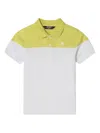 K-way White/green Acacia Cotton Polo In Yellow