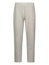 K-way Logo-embroidered Track Pants In Grey