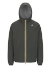 K-way Jack Stretch Logo Jacket Blazer In Green