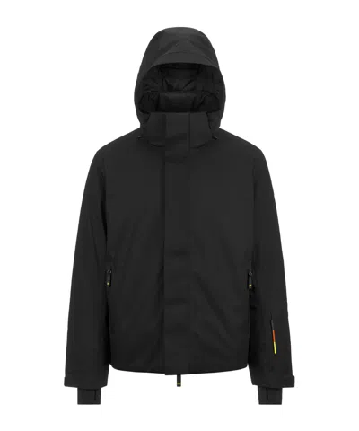 K-WAY LOGO HOODED CASUAL JACKET