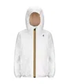 K-way Logo Hooded Jacket In White