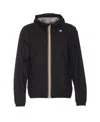K-way Veste Coupe-vent Le Vrai 3.0 Claude En Nylon In Usy Black Pure
