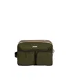 K-way Logo Makeup Bag In Green